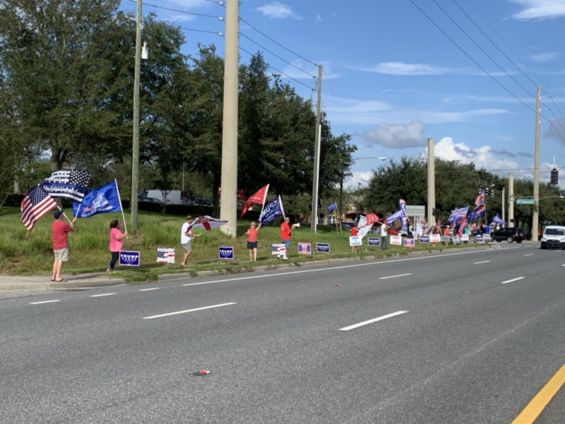 Trump flag rally at Clermont, 09-24-2020