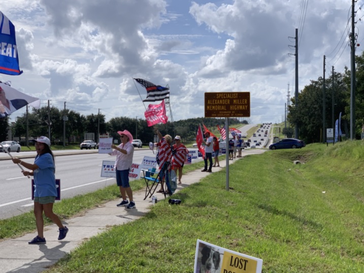 Trump flag rally at Clermont, 09-24-2020