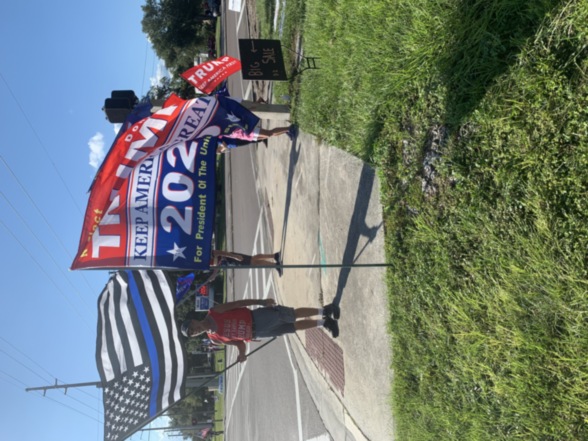 Trump flag rally at Mt Dora, 09-25-2020