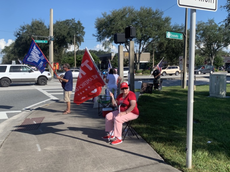 Trump flag rally at Mt Dora, 09-25-2020