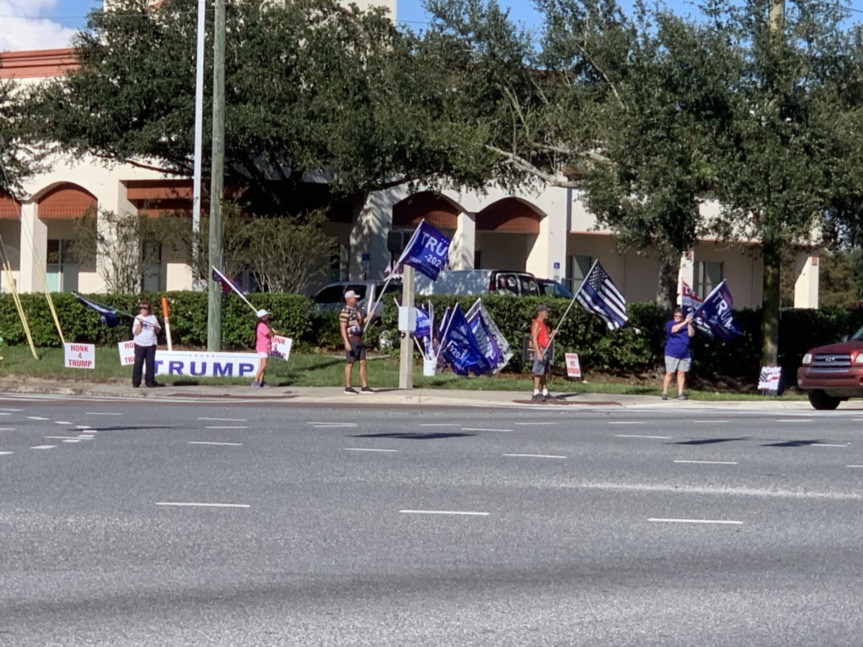 Trump flag rally at Mt Dora, 09-25-2020