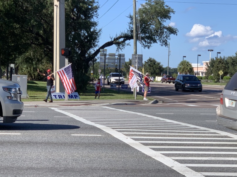 Trump flag rally at Mt Dora, 09-25-2020