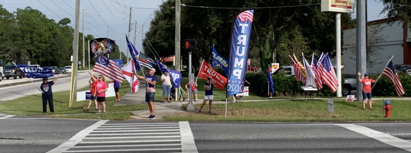 Trump flag rally at Eustis, 10-02-2020