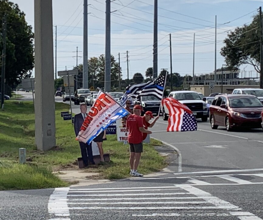 Trump flag rally at Eustis, 10-02-2020