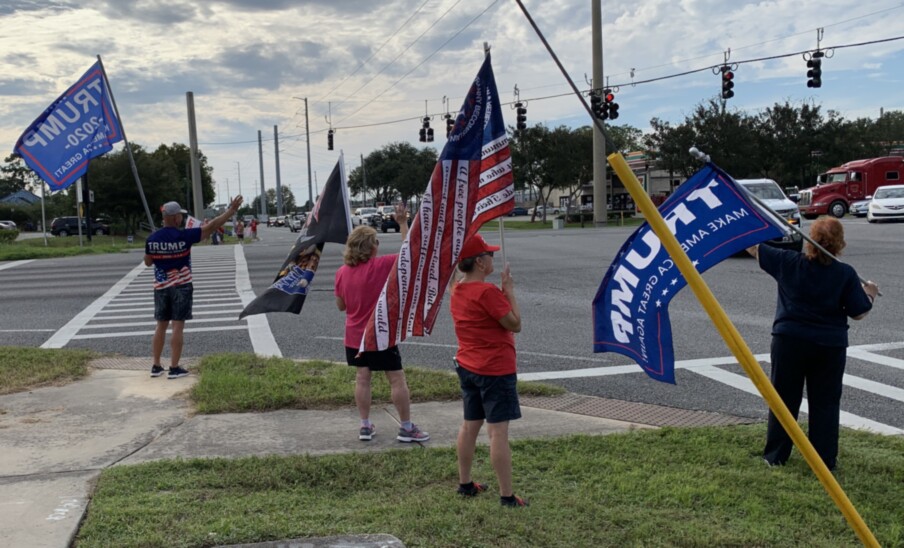 Trump flag rally at Eustis, 10-02-2020