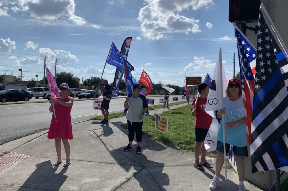 Trump flag rally at Clermont, 10-08-2020