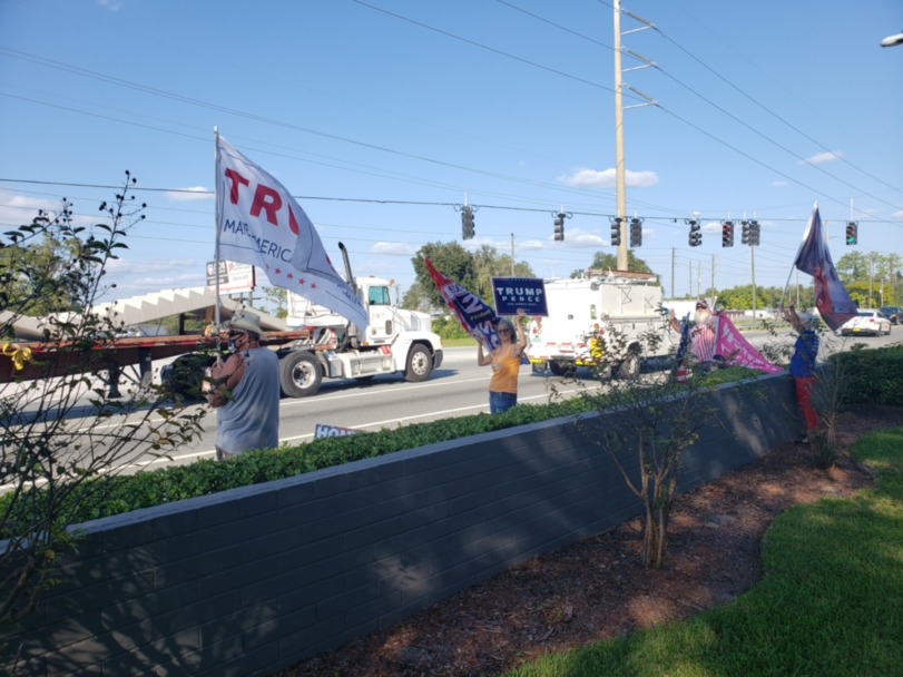 Trump flag rally at Eustis, 10-13-2020