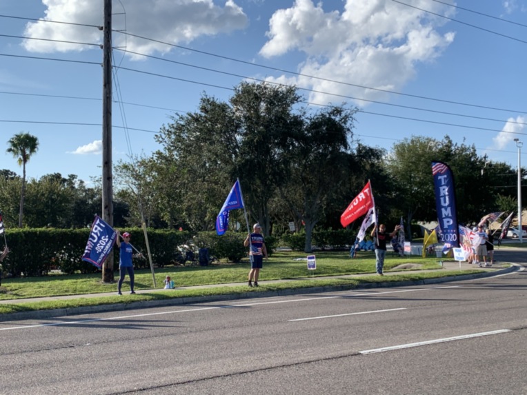 Trump flag rally at Minneola, 10-15-2020