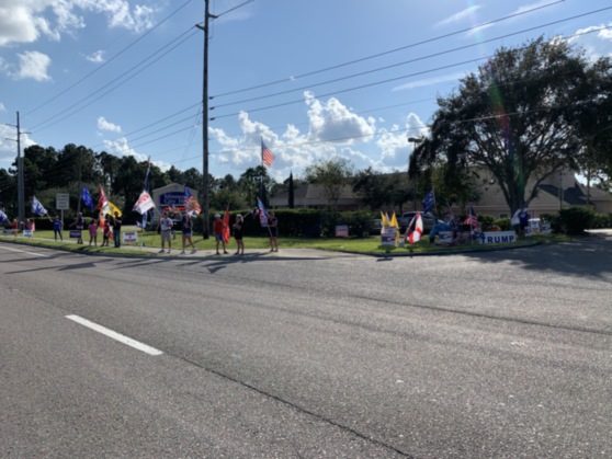 Trump flag rally at Minneola, 10-15-2020