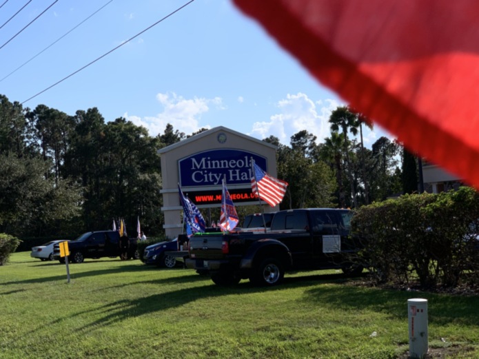 Trump flag rally at Minneola, 10-15-2020