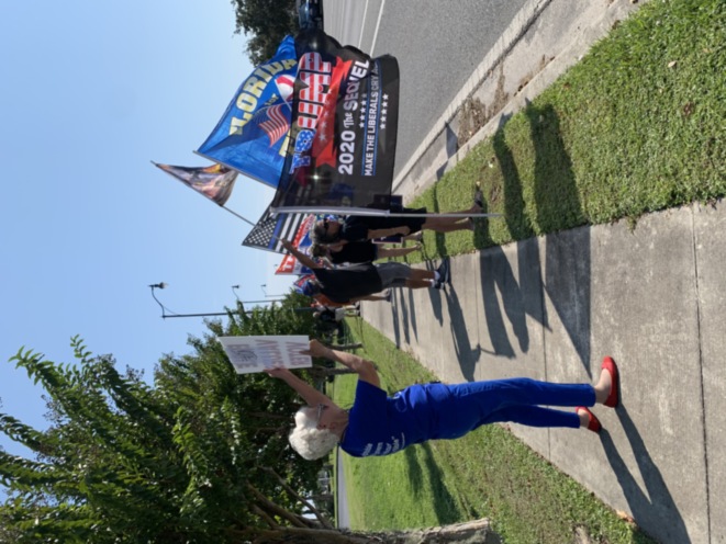 Trump flag rally at Leesburg, 10-17-2020