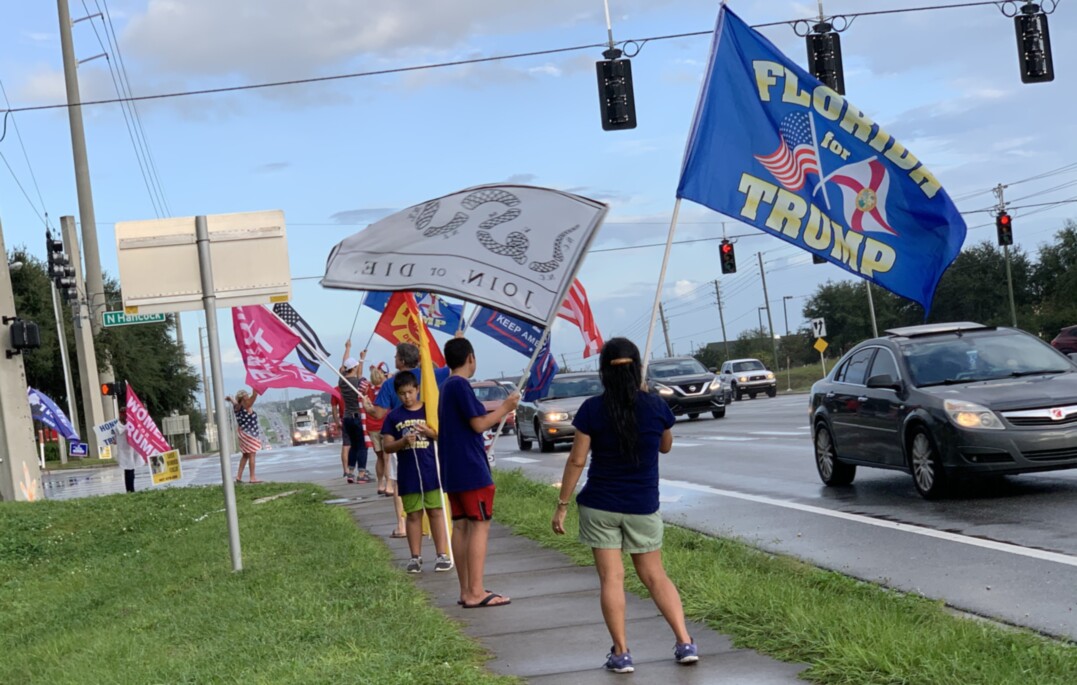 Trump flag rally at Clermont, 10-22-2020