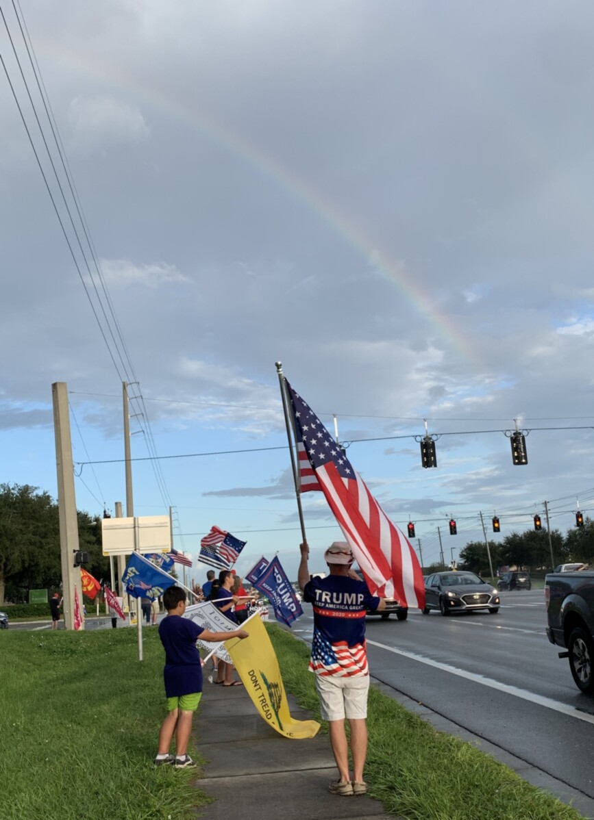 Trump flag rally at Clermont, 10-22-2020