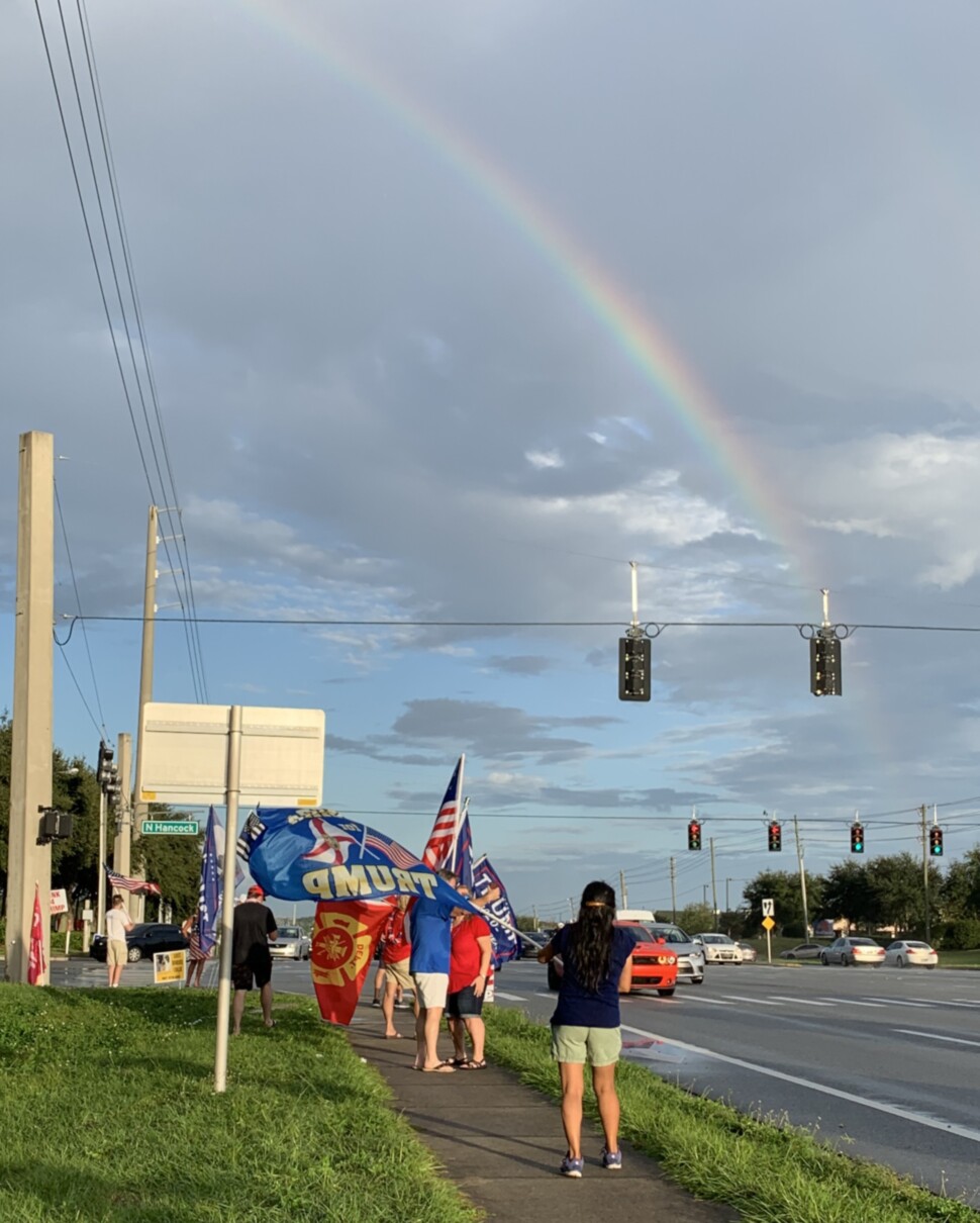 Trump flag rally at Clermont, 10-22-2020