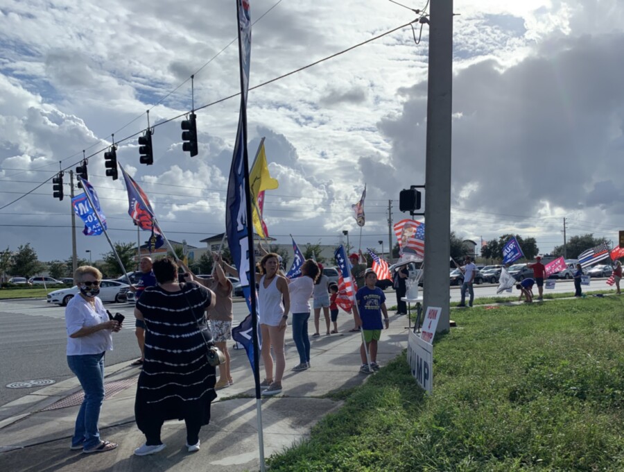 Trump flag rally at Clermont, 10-22-2020