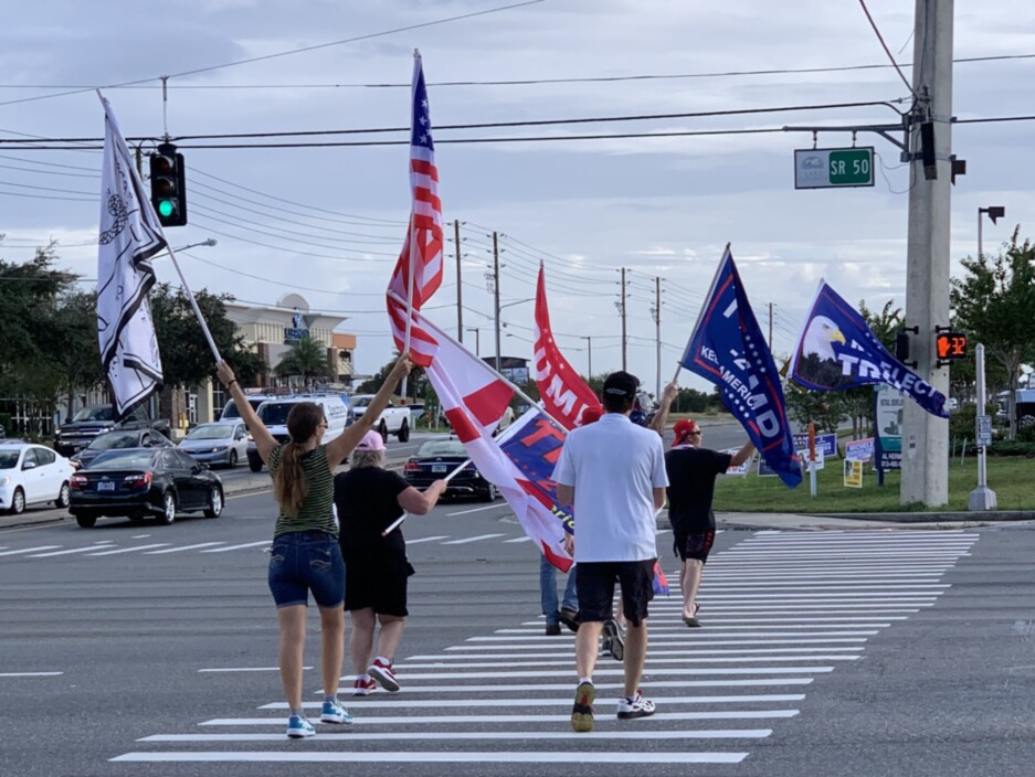 Trump flag rally at Clermont, 10-22-2020