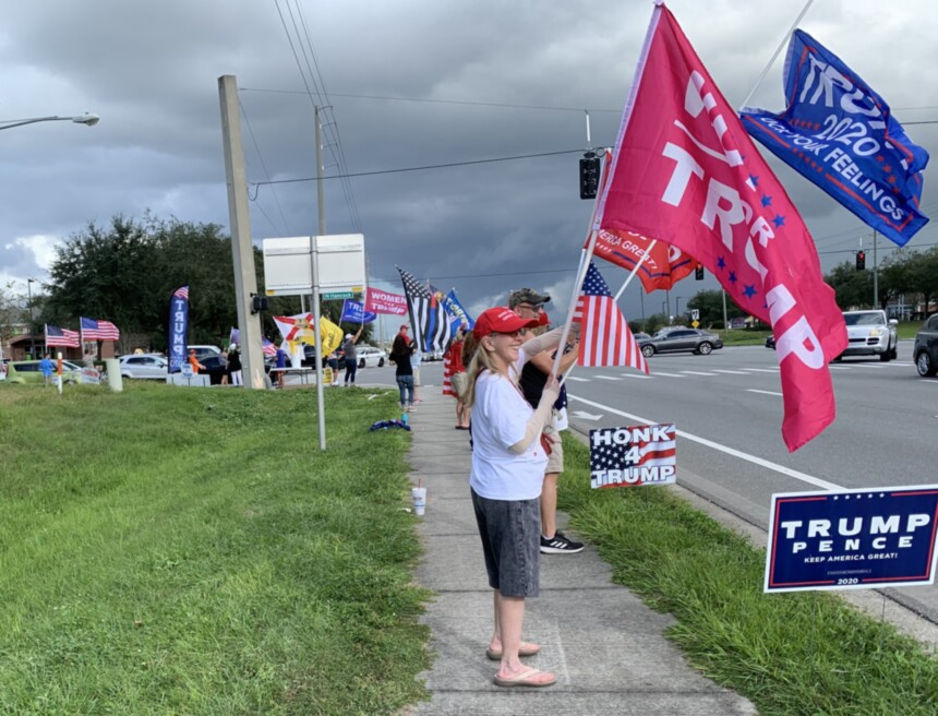 Trump flag rally at Clermont, 10-22-2020