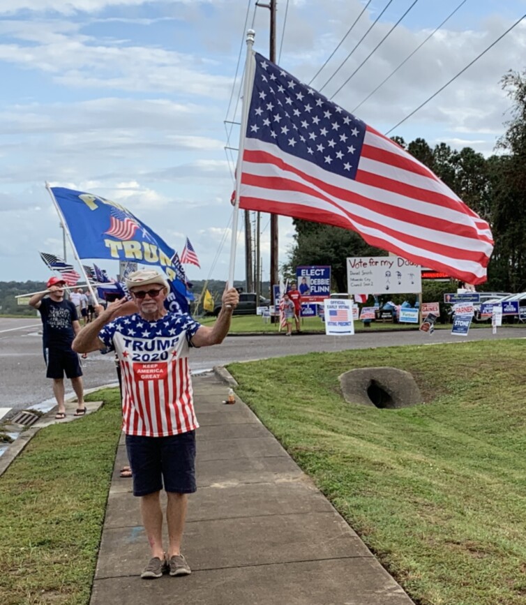 Trump flag rally at Minneola, 10-27-2020