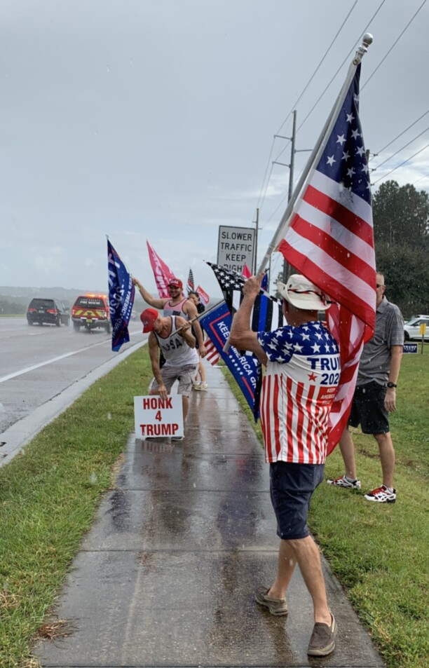 Trump flag rally at Minneola, 10-27-2020