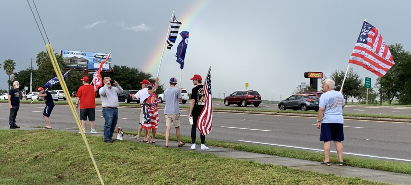 Trump flag rally at Minneola, 10-27-2020