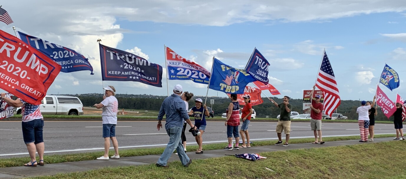 Trump flag rally at Minneola, 10-27-2020