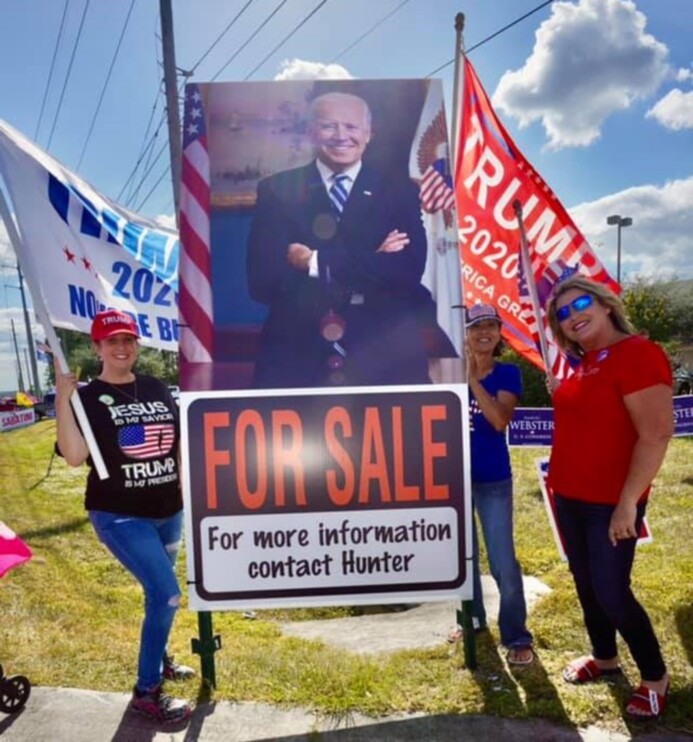 Trump flag rally at Minneola, 11-03-2020