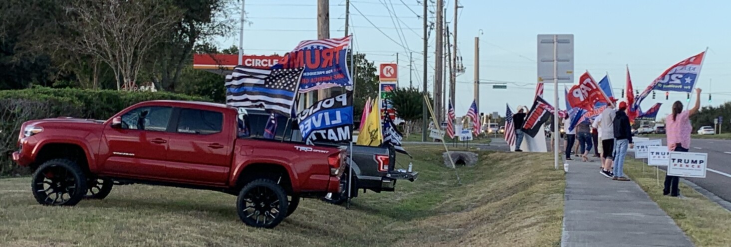 Trump flag rally at Minneola, 11-05-2020