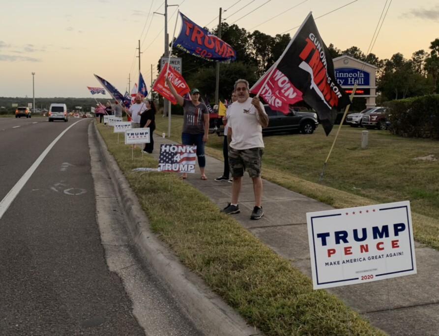 Trump flag rally at Minneola, 11-05-2020