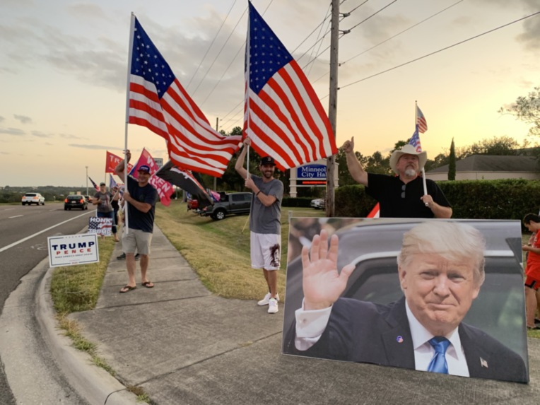 Trump flag rally at Minneola, 11-05-2020