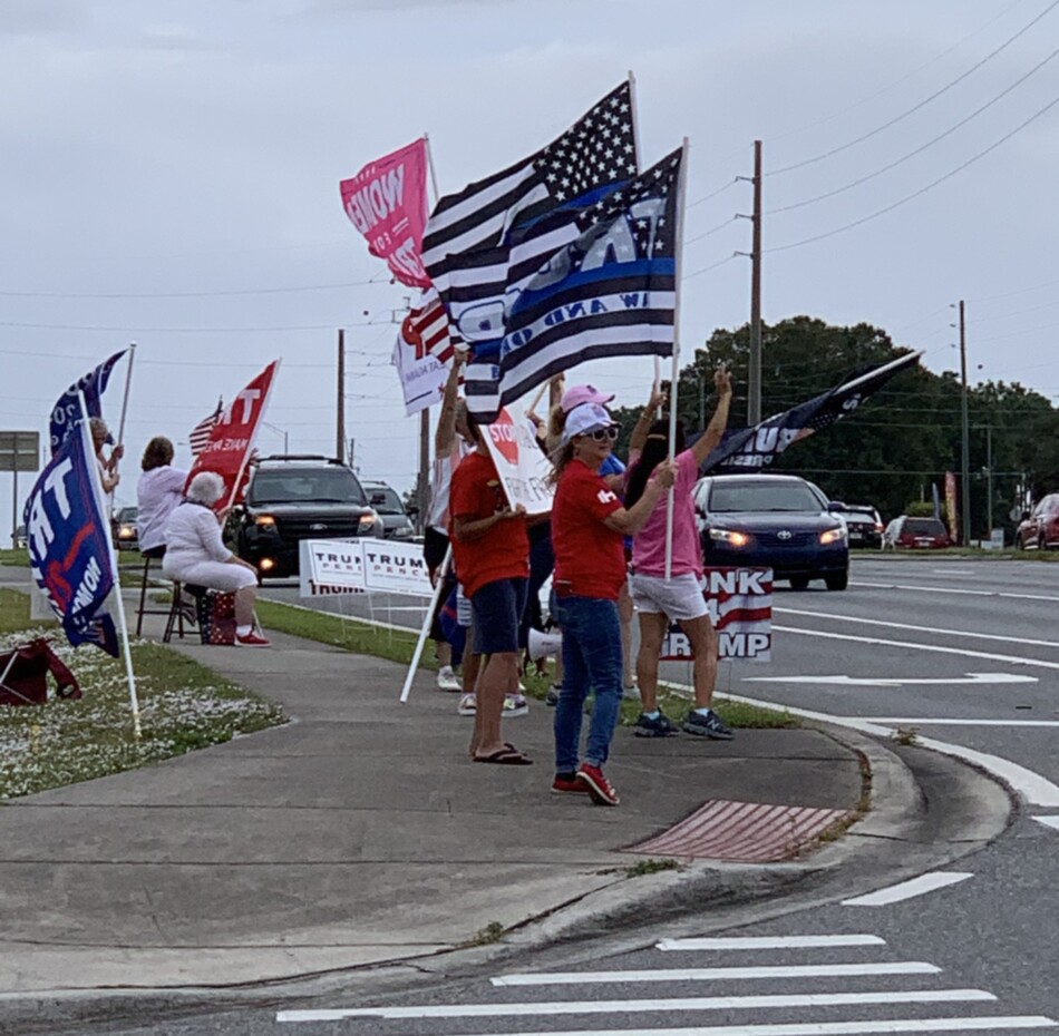 Trump flag rally at Tavares, 11-08-2020