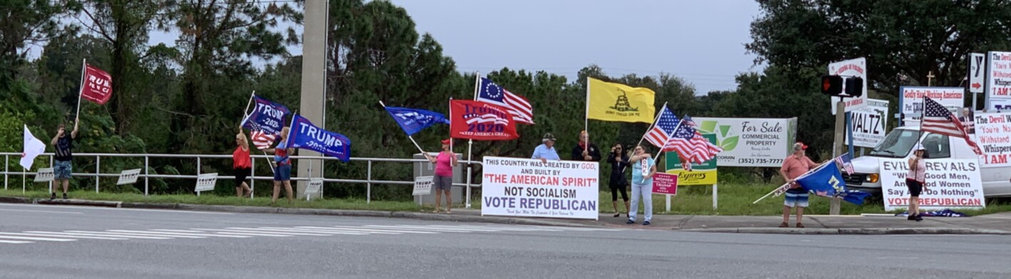 Trump flag rally at Tavares, 11-08-2020