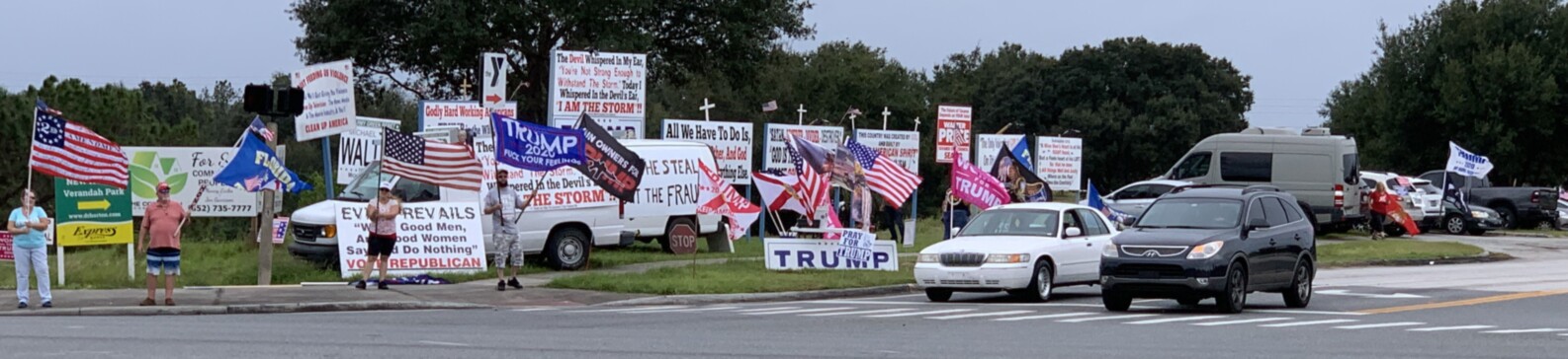 Trump flag rally at Tavares, 11-08-2020