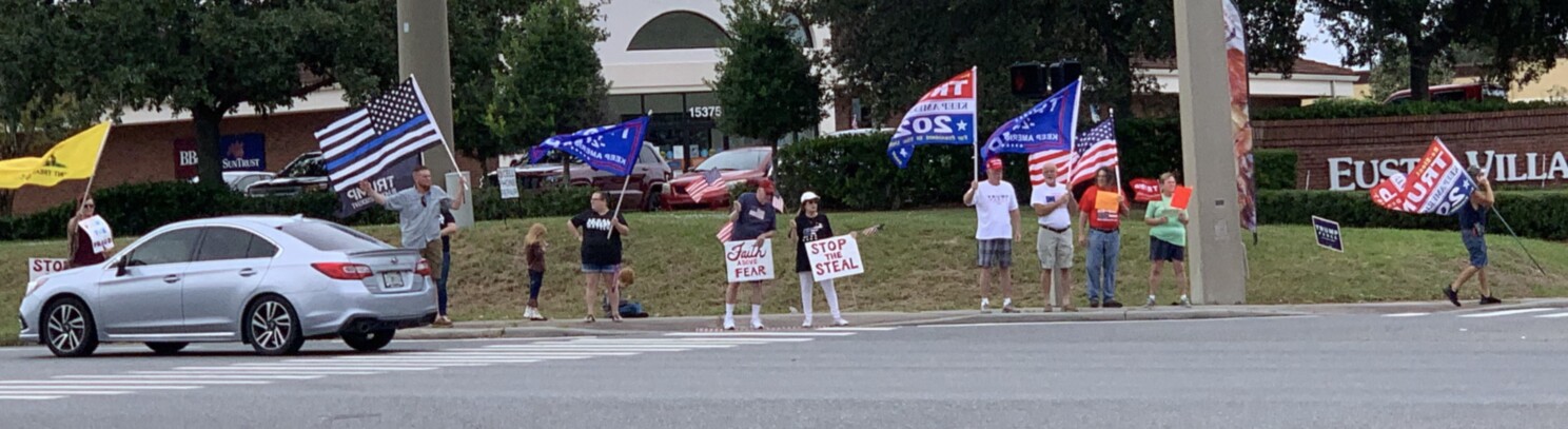 Trump flag rally at Tavares, 11-08-2020