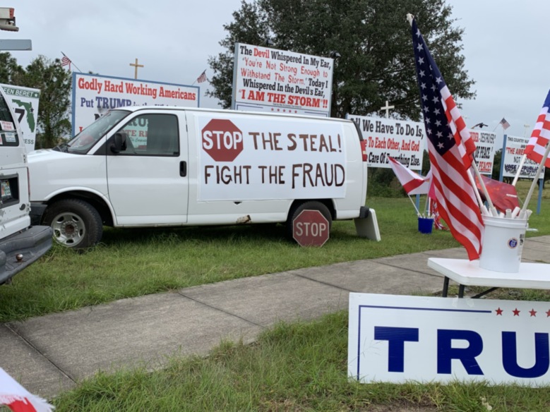 Trump flag rally at Tavares, 11-08-2020