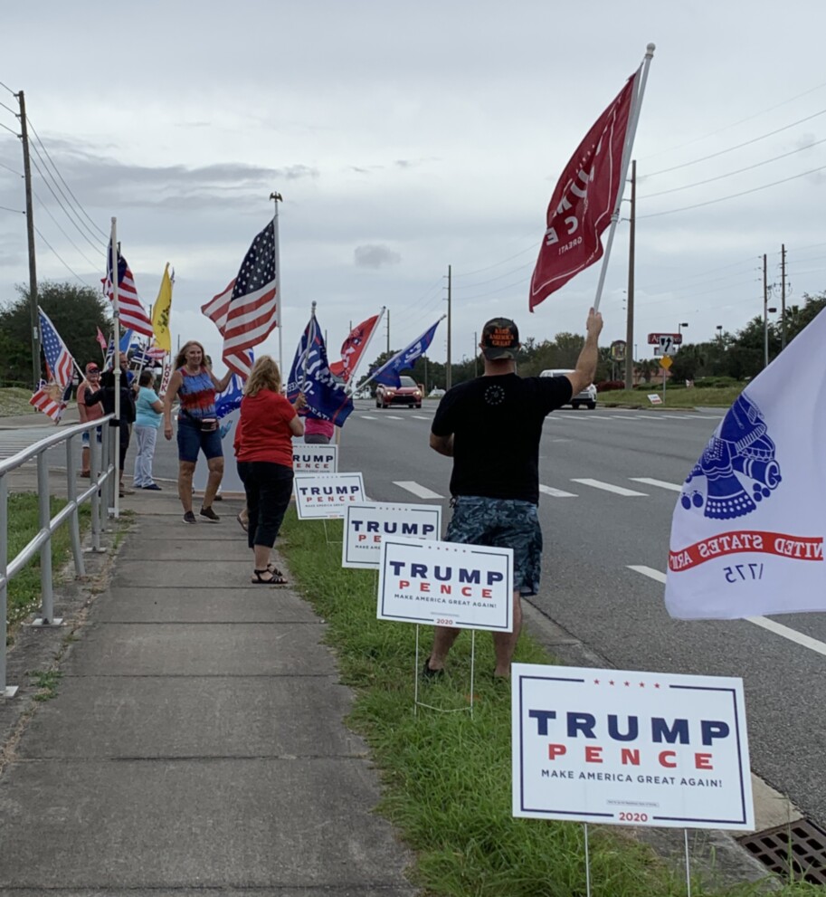 Trump flag rally at Tavares, 11-08-2020