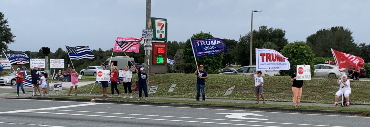 Trump flag rally at Tavares, 11-08-2020