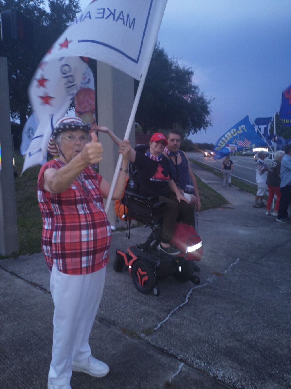 Trump flag rally at Tavares, 11-11-2020