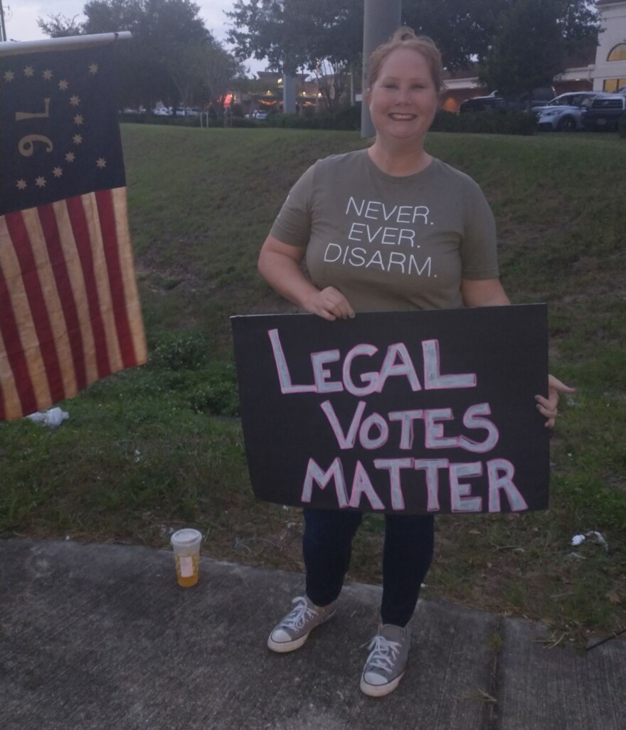 Trump flag rally at Tavares, 11-11-2020