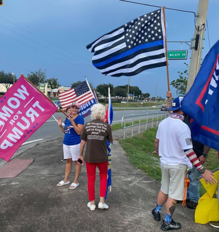 Trump flag rally at Tavares, 11-11-2020