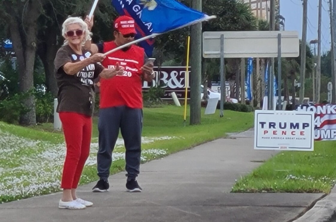 Trump flag rally at Tavares, 11-11-2020