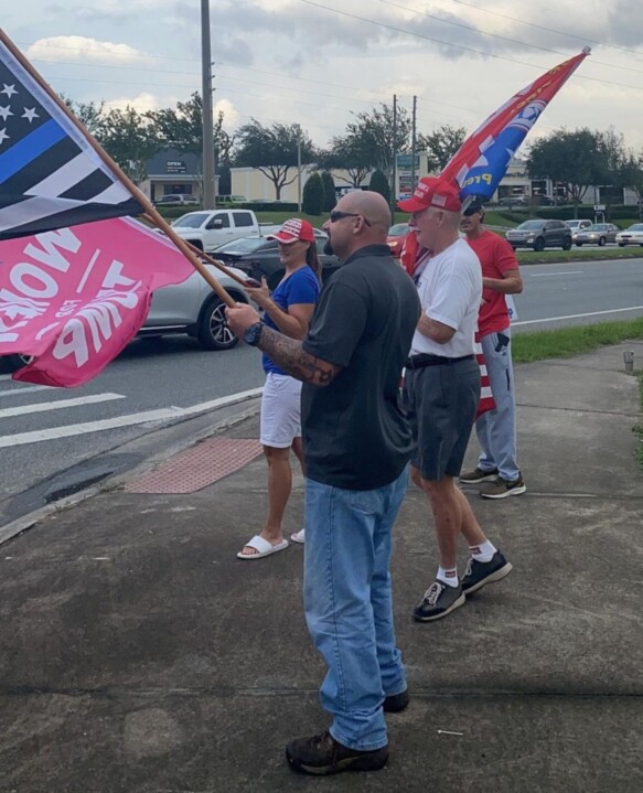 Trump flag rally at Tavares, 11-11-2020