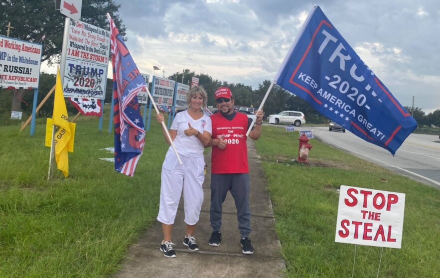 Trump flag rally at Tavares, 11-11-2020