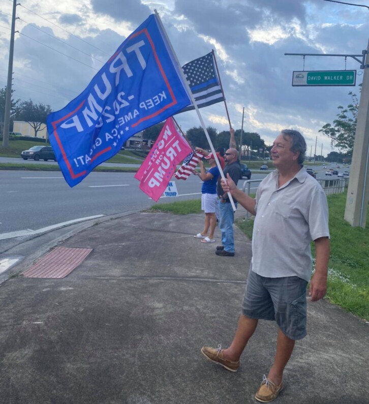 Trump flag rally at Tavares, 11-11-2020