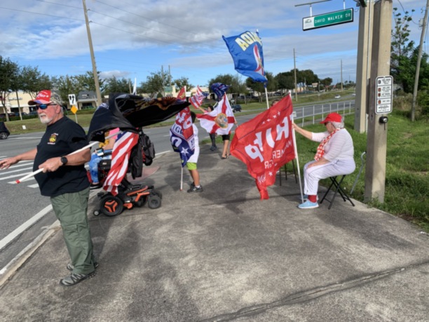 Trump flag rally at Tavares, 11-21-2020