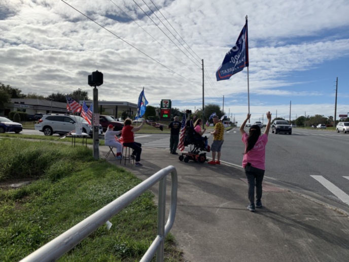 Trump flag rally at Tavares, 11-21-2020