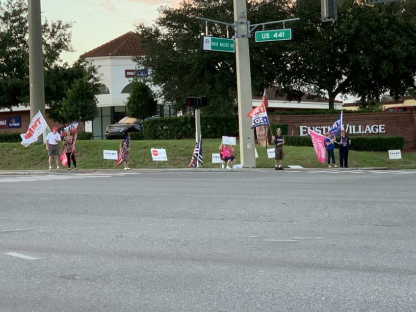 Trump flag rally at Tavares, 11-25-2020