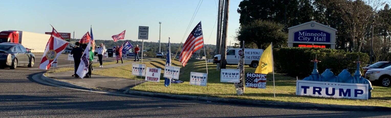 Trump flag rally at Minneola, 12-09-2020