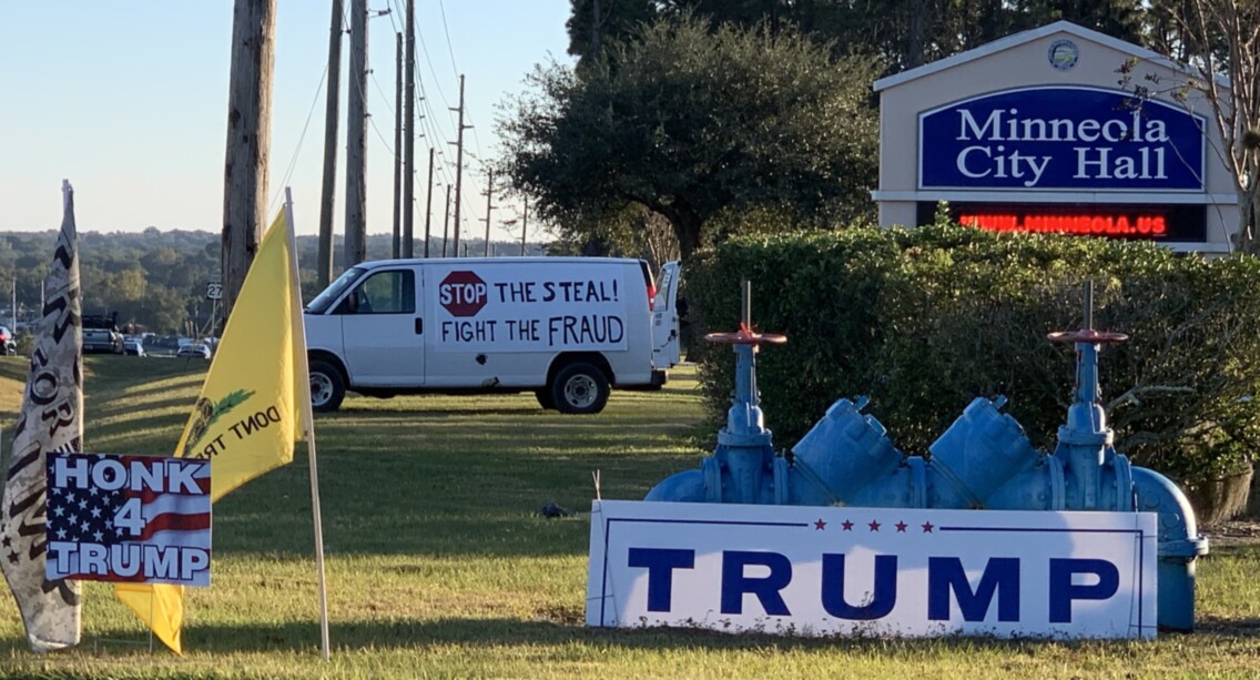 Trump flag rally at Minneola, 12-09-2020