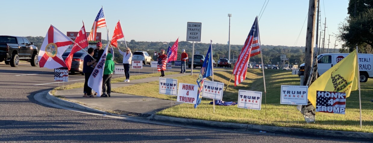 Trump flag rally at Minneola, 12-09-2020