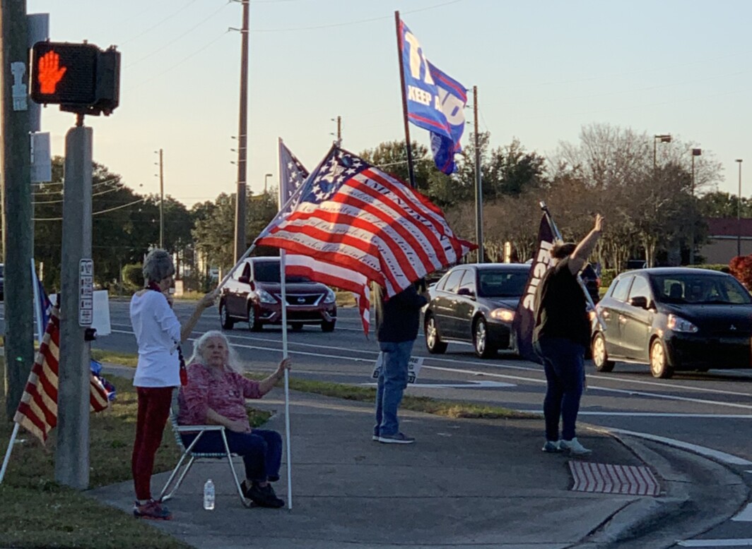 Trump flag rally at Tavares, 12-30-2020